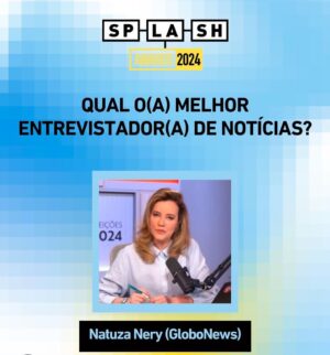 Natuza Nery Instagram - Wow!! Três categorias de prêmios #splashawards2024 
de uma vez só?? Vocês são incríveis!!! 
Obrigada! Obrigada! Obrigada!