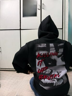 Nayani Pavani Instagram - They call him OG 🔥 We call him GOD 🤟
This hoodie feels like wearing him 🫠 look at his eyes 😭
@alekhyaannam The Lady Facebehind @theog.wear 🫡
So so proud of you babe 🫂💋