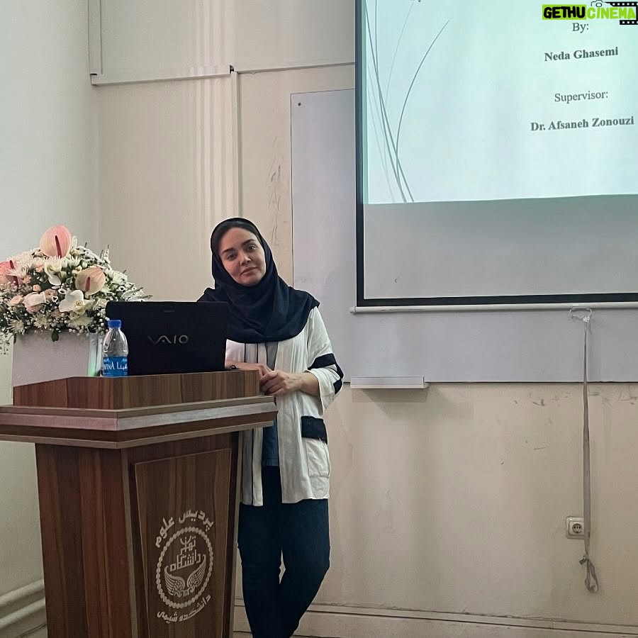 Neda Ghasemi - 81.9K Likes - امروز شادم، خیلی شاد🤍

PhD in Organic Chemistry 
University of Tehran 
Faculty of Science 
Department of Chemistry
۲۷ مرداد ۱۴۰۴