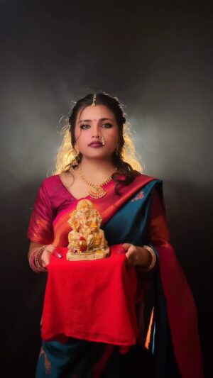 Neha Rana Instagram - Ganpati Bappa morya 🙏✨
.
.
.
#ɢᴀɴᴘᴀᴛɪʙᴀᴘᴘᴀᴍᴏʀʏᴀ #trendingsongs #trending #ganeshchaturthi #ganesha #reelitfeelit #reelitfeelit #love #trendingreels #instadaily