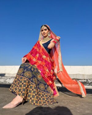 Neha Singh Instagram - Beautiful bridal look by @makeup_by_mandeep_ ❤️
