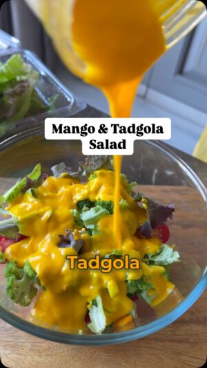 Neha Vora Jhaveri Instagram - Mango Tadgola Salad 🥭🤤
🔗 Follow me & comment “SALAD” if you want the exact recipe — I bet you don’t want to miss this one this summer! ☀️