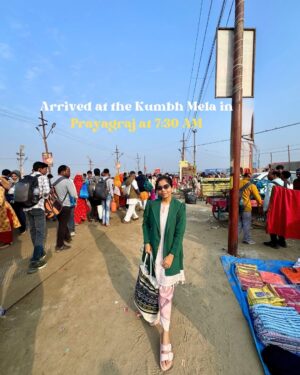 Neha Vora Jhaveri Instagram - Ever since I read about this year’s Mahakumbh, I felt a pull. This wasn’t just any Kumbh; it was the Maha Kumbh, a celestial event that happens once every 144 years. The last one took place in 1881, and the next won’t be until 2169—a moment in history that few will ever witness in a lifetime. The more I read, the deeper I was drawn into its significance—the alignment of planets, the sacred rivers, Amrit Manthan, the cosmic churning of the ocean. I knew I had to be there ✨
But getting there? That was another story.
We tried booking flights multiple times, each attempt met with disappointment. It seemed impossible. But destiny had other plans. On Monday morning, we finally managed to secure seats from Mumbai to Varanasi. Within an hour, we packed, rushed to the airport, and took off.
We landed in Varanasi. The ghats, the flickering diyas, the chants—it felt like stepping into another dimension. And of course, no trip to Varanasi is complete without indulging in its legendary street food. Varanasi Chat Bhandar did not disappoint; every bite was an explosion of flavors, a perfect way to end our first night.
But our real journey began at 4 AM the next morning.
The plan was straightforward—reach Prayagraj, take the holy dip, and return in time for our flight. Easier said than done.
A 2.5-hour drive turned into an endurance test, as the sheer volume of pilgrims had choked every road leading into Prayagraj. With time slipping through our fingers, we made a quick decision—leave the car at Chunsi and take a bike ride to the Kumbh.
Finally, we reached what we thought was Sangam, the confluence of the Ganga, Yamuna, and the mystical Saraswati. But when we checked the maps, reality struck—we were only at the banks of the Ganga.
📌 Caption Continued in Comments 📌 #mahakumbh #prayagraj
