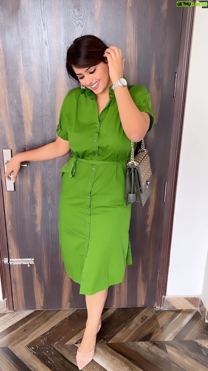 Neha Wadhawan - 1.3K Likes - Mindset is what separates the best from the rest.
.
.
.
.
#shirtdress #green #summervibes #pointedheels