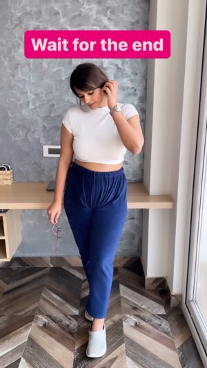 Neha Wadhawan Instagram - Wait for the end 😎
.
.
.
.
.
#transitionreels #jumpsuit #pajama #croptop
