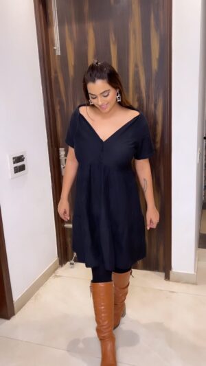 Neha Wadhawan Instagram - Mindset is what separates the best from the rest😁
.
.
.
.
.
.
#blackdress #casualwear