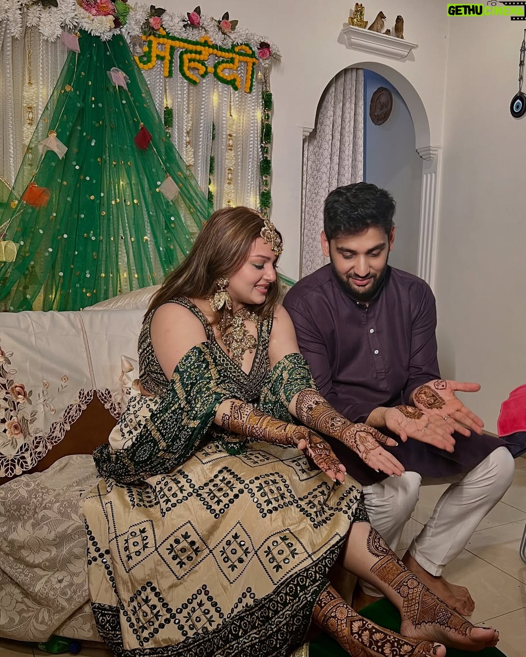 Nehalaxmi Iyer - 24.5K Likes - Celebrating Navratri Day 5 in the color of growth, love & new beginnings – Green! 🌿 These moments are even more special as they’re from my Mehendi celebrations, where tradition met devotion in the most beautiful way.

These pictures are extra close to my heart because they’re from my Mehendi celebrations 🌿💍 — and how perfect that today’s Navratri color is Green! On this auspicious day, we worship Maa Skandmata, the divine mother of Lord Kartikeya, who radiates unconditional love, compassion, and blessings for prosperity. 🌸

🌺 About Maa Skandmata
She sits gracefully on a lotus, symbolizing peace, purity, and wisdom. Devotees believe that worshipping her on Day 5 of Navratri brings harmony, wealth, and spiritual growth.

💚 Why Green Today?
Green is the color of new beginnings, fertility, nature, and growth. It reflects balance, freshness, and abundance — perfect for channeling positivity and divine energy into our lives. For me, wearing Green today brings back the joy of my Mehendi, a celebration of love, blessings, and the start of new chapters.

✨ Navratri is all about devotion, tradition, and style — and I’m loving sharing my Navratri Color Series with all of you.

#Navratri2025 #NavratriDay5 #GreenForNavratri #MaaSkandmata #NavratriCelebration #FestiveLooks #MehendiCelebration #IndianBrideVibes #NavratriOOTD #NavratriSeries #NavratriColors #ShubhNavratri #DurgaMaa #FestiveStyle #NavratriSpecial #IndianFestiveWear #FestiveVibes #OOTDIndia #mehendi #indian #ishqbaaz #mansisrivastava #shrenuparikhofficial #ruha