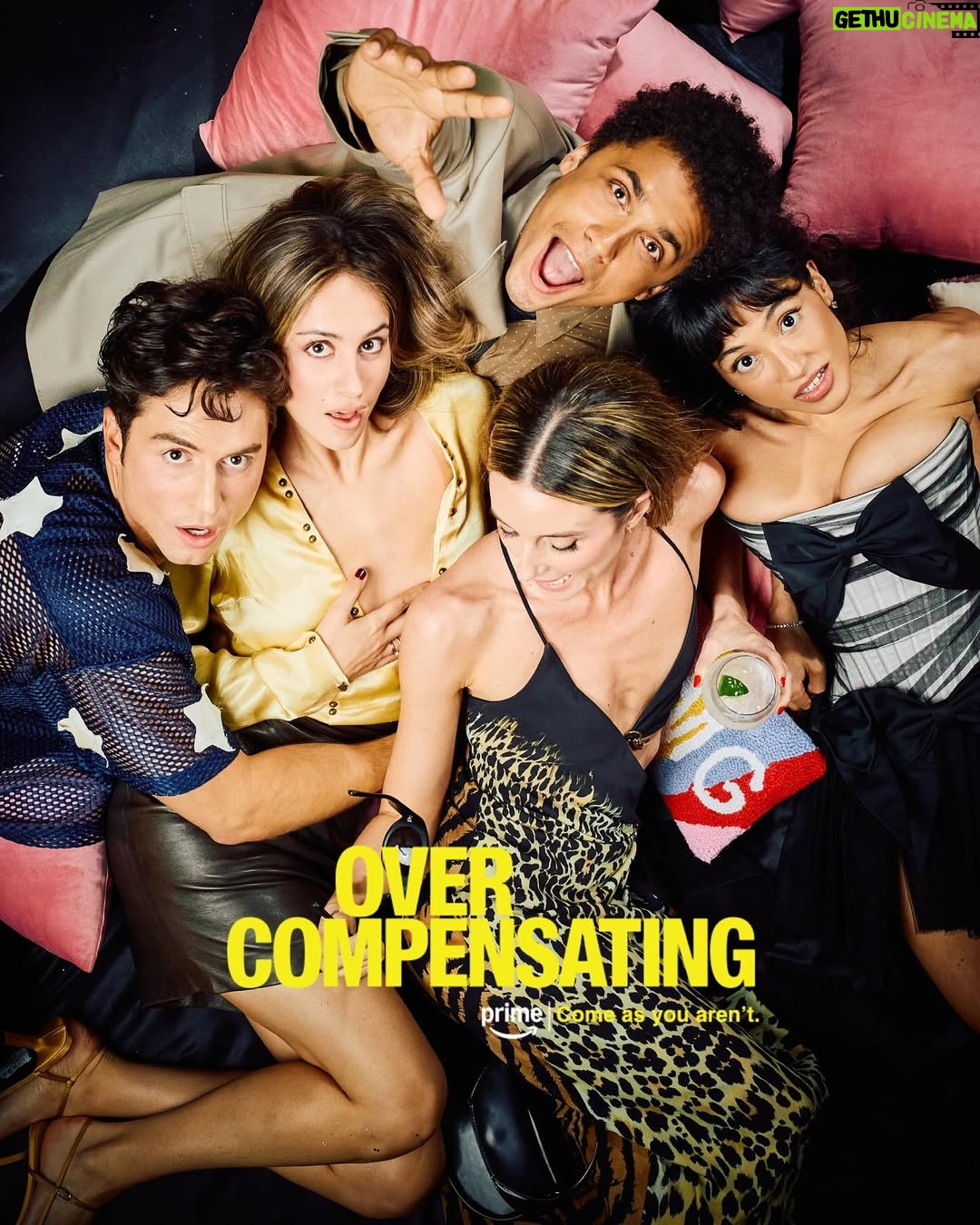 Nell Verlaque - 7.8K Likes - @overcompensating OUT NOW!! Thank you for letting me be a part of this group and this incredible show. Now go watch me purrr and scream on @primevideo 😽