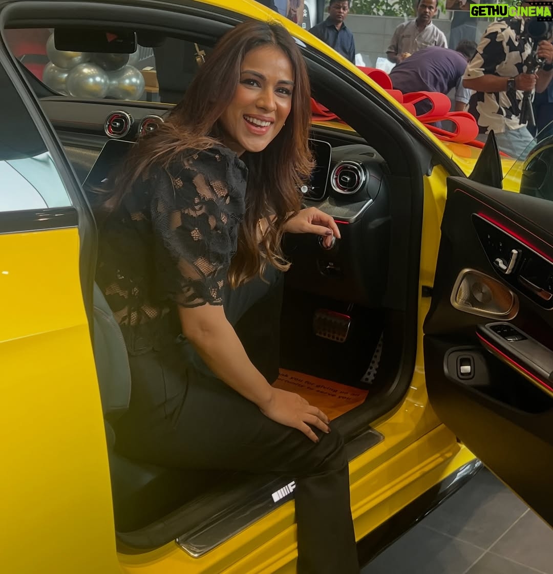Nia Sharma - 754K Likes - AMG!!!!!!!!! ………………(All Money gone) EMI ON😊😊😊😊😆 

Thanks @autohangar for such a beautiful delivery experience and rewinding our childhood 🥰

Ye Diwali Yellow wali 🪔 😇