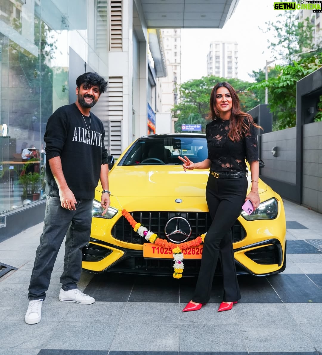 Nia Sharma - 754K Likes - AMG!!!!!!!!! ………………(All Money gone) EMI ON😊😊😊😊😆 

Thanks @autohangar for such a beautiful delivery experience and rewinding our childhood 🥰

Ye Diwali Yellow wali 🪔 😇