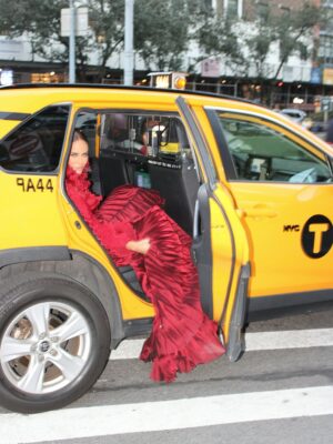 Nicole Ari Parker Instagram - Glorious Night at the Ballet 🩰 @IrisVanHerpen for the @NYCBallet Fall Fashion Gala 2025 ❤️‍🔥

When the car takes forever…hail a 🚕 

Dress: @irisvanherpen 
Bag: @velmasaccessories 🇬🇭 
Shoes: @gucci
Hair: @naivashaintl 
Makeup: @vincentoquendo