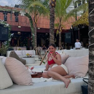 Nidhi Rajput Instagram - HIGH TEMPERATURE 🥵😉🌴🍹. 
.
.
.
.
.
#summerstyle #summerfashion #vacationtime #vacationgoals #vacation #bali #baliindonesia #fashionlover #fashionmodel #fashionblogger #styleinspiration #styleblogger #styleinspo #newpost #instadaily