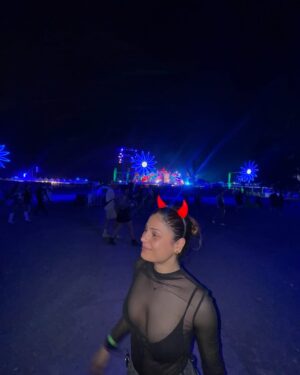 Nidhi Rajput Instagram - Still buzzing from the most incredible festival experience ever!🥷The music, the vibes, the people—unreal! 👽
.
@edc_thailand 
#thailand #edcthailand #musicfestival