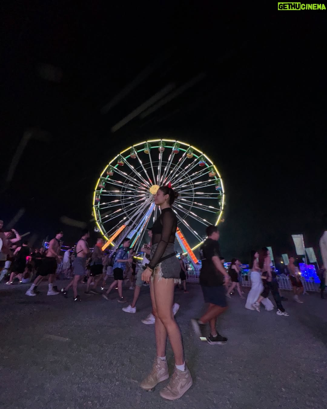 Nidhi Rajput - 7.7K Likes - Still buzzing from the most incredible festival experience ever!🥷The music, the vibes, the people—unreal! 👽
.
@edc_thailand 
#thailand #edcthailand #musicfestival