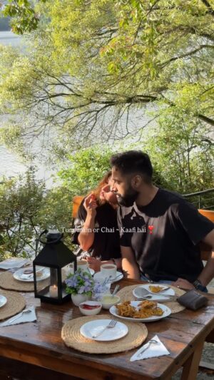 Niharika Malik Instagram - Share with someone you love ❣️🧿

[ couple, couple-reels, love, love-reels, chai, chai lovers, travel]

#couple #couplegoals #couplereels #lovereels #loveyou #love #trending #trendingreels #explore #explorepage