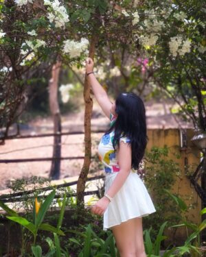 Niharika Mishra Instagram - You can ask the flowers,
I sit for hours 🌻