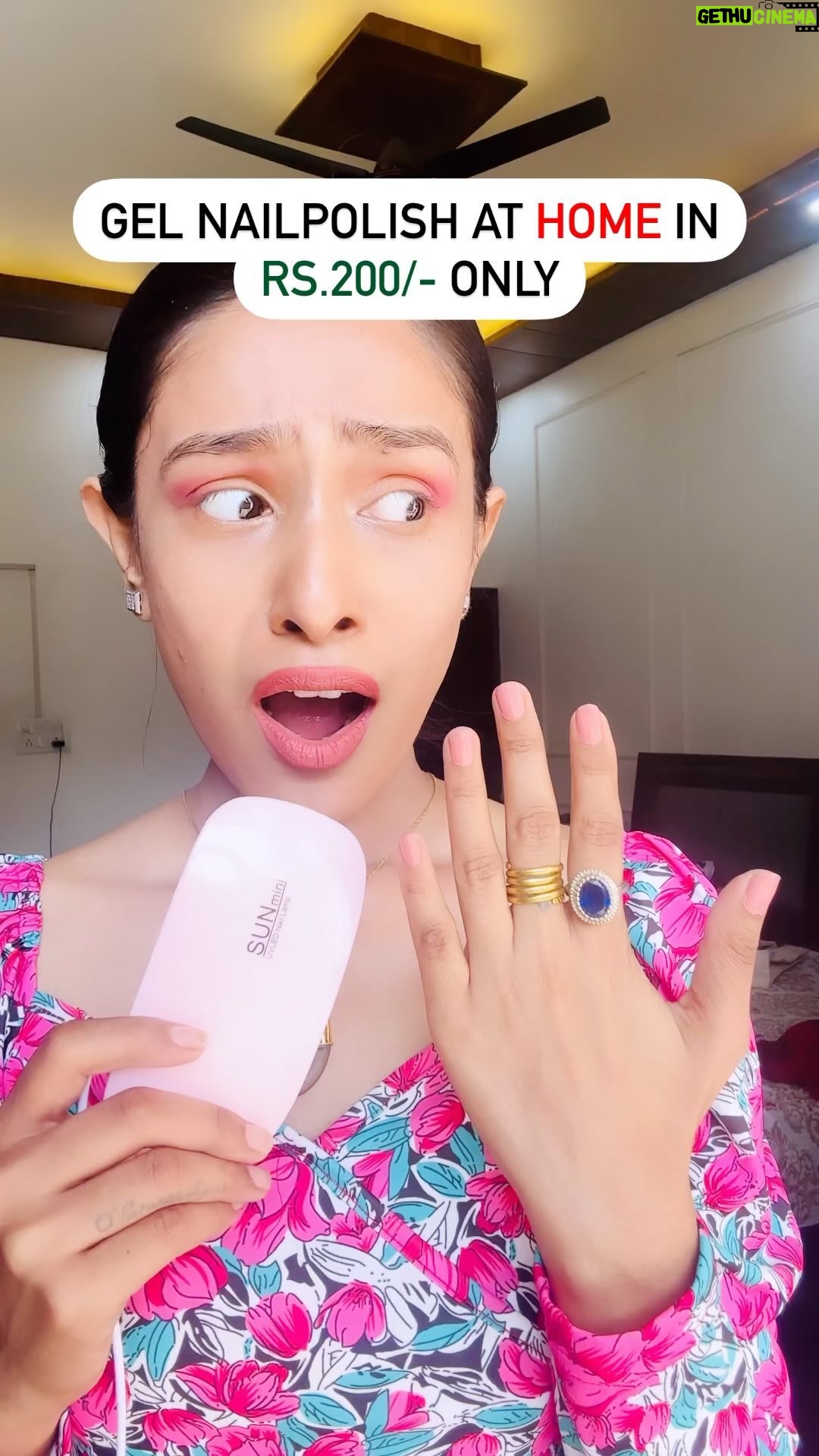 Nikitha P Khatri - 56K Likes - ‼️Save Post‼️ *Error* it is for 178/-
Who wants to save moneyyyyyyyyyg😅
Hi, Please buy a transparent UV gel nail paint , For this to work as a gel polish, you can easily get one for Rs.144/- from swiss beauty, Attaching a link in bio for the same too❤️