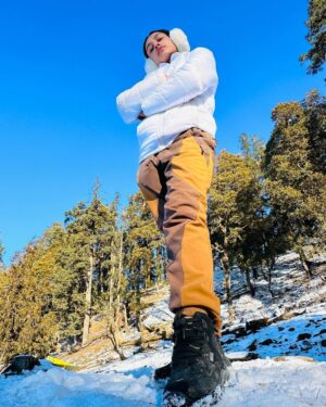 Nikitha P Khatri Instagram - The Mountains were calling and i had to go❄️