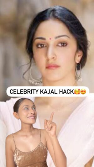 Nikitha P Khatri Instagram - ‼️Save Post‼️
simplest for clean makeup look!
Just pull and slide with a lil bit of an open eye! Thats all‼️