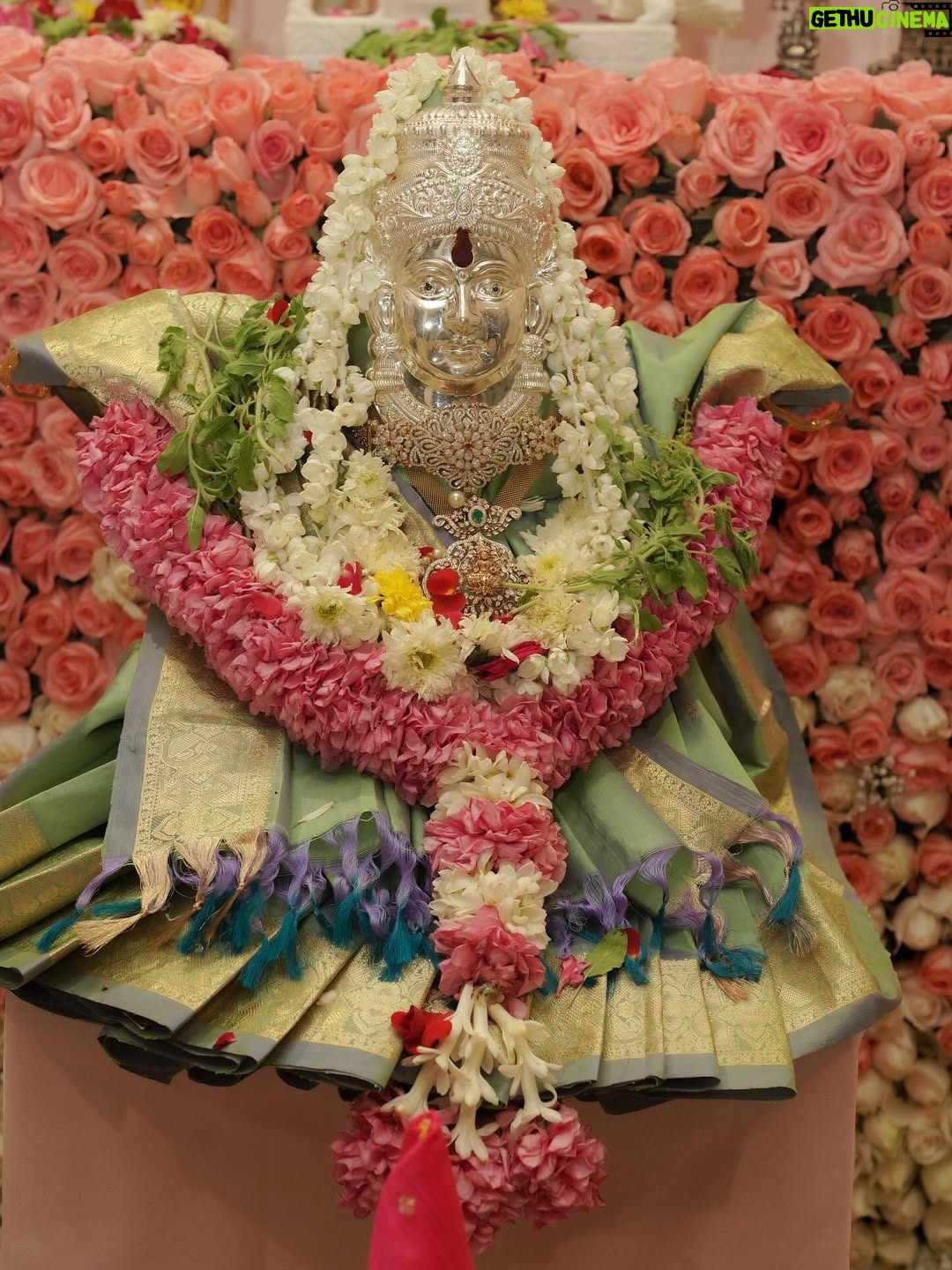 Nikki Galrani - 821K Likes - Blessings on Blessings 🧿♥️🌸✨
#VaralakshmiPooja

Hair by @naturalssalon 
Blouse by @bandananarulaofficial 
Jewellery by @chennaidiamonds 
Decor by @atulyaevents 
Shot by @camerasenthil ✨