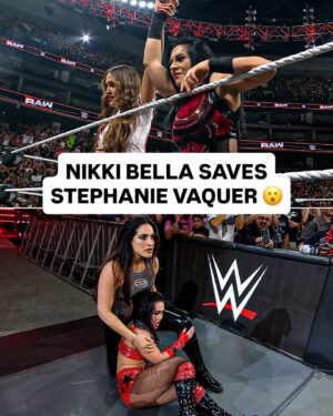 Nikki Garcia Instagram - La Primera got the victory, but paid the price until Nikki Bella saved the day 👀 #WWEonNetflix #RAWonNetflix