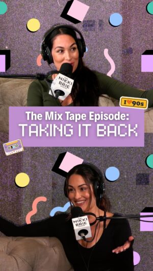 Nikki Garcia Instagram - 90s kids, this one’s for you. 💿📻🛼
This week #TheNikkiAndBrieShow is talking mixtapes, pagers, TGIF, and the songs that still hit different. Grab your Walkman, pour a glass of Bonita Bonita, and press play NOW!