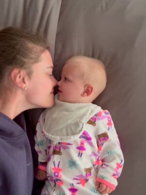 Nina Agdal Instagram - Happy 1st birthday to our baby girl, Esmé. Thanking God every day for you. Keep dancing to the beat of your own drum lady bug. Mommy loves you sooo much!! 💞