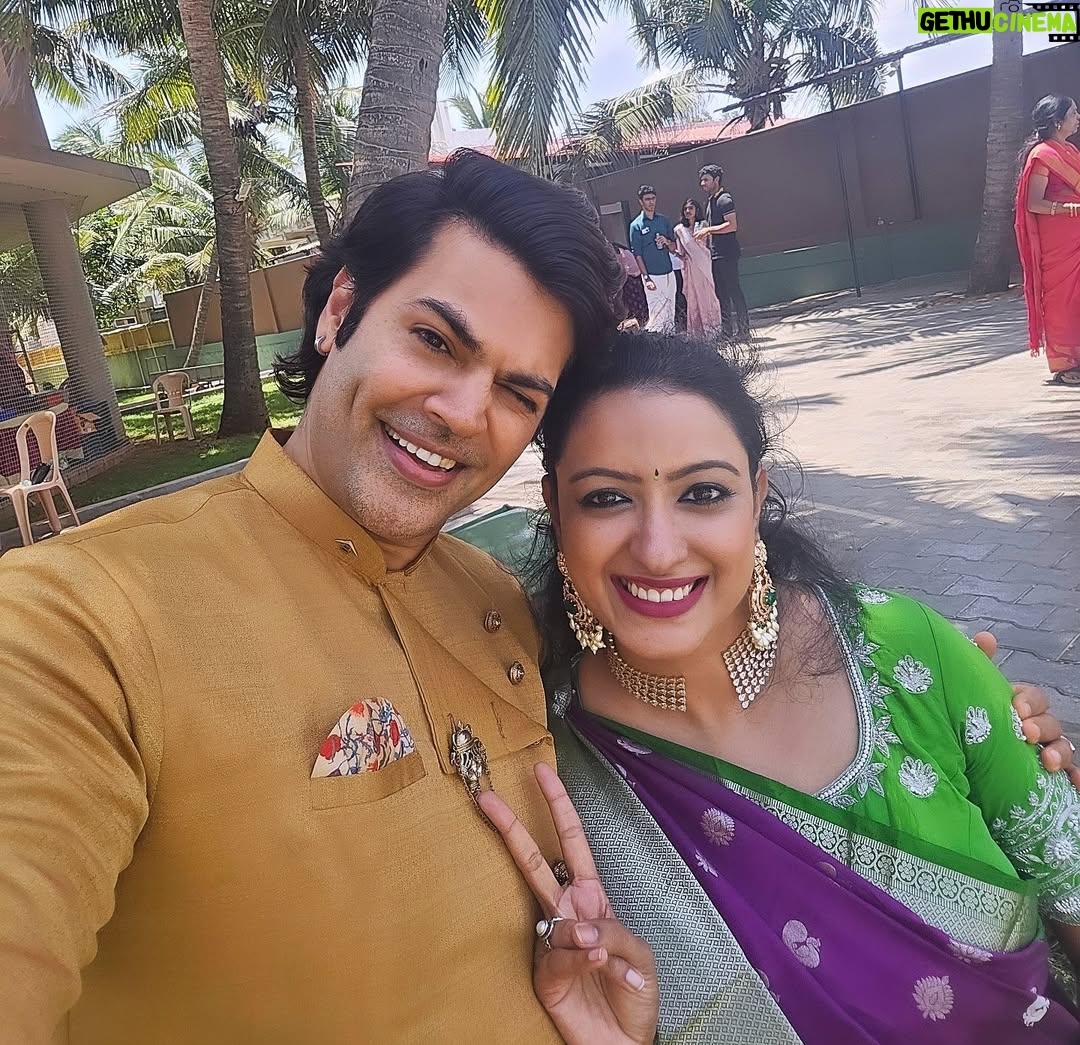 Nisha Krishnan - 21.9K Likes - Celebrating the beautiful union of Athul & Shruti, two souls so close to our hearts. Wishing you both a lifetime filled with love, laughter, and endless happiness. Here’s to new beginnings and unforgettable memories together! 💍❤️

 #AtulShrutiWedding #FamilyForever
@harithabadavagopi @badavagopi #samuthirakani @thondankani