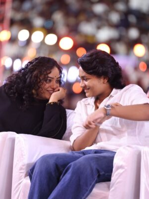 Nithya Menen Instagram - Some pictures from #idlikadai ‘s Audio launch yesterday.  Idli Kadai releases in theatres on Oct 1st . 
Looking forward to everyone seeing this beautiful film and seeing Kayalvizhi 😊💖

#IdliKadai in theatres from October 1st, 2025

@dhanushkraja  @arunvijayno1 @redgiantmovies_ @inban.u @gvprakash @kirankoushik10 @aakash_baskaran @wunderbarfilms @sreyas88 @saregamatamil @editor_prasannagk @jacki_artdirector @dancersatz @kavyasriraam @iambababaskar @kabilanchelliah @pharsfilm @manoj_maddy_10 @riazkahmed.pro @teamaimpro
