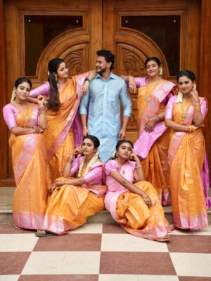 Nithya Ram Instagram - “The real definition of expandable force? This Set Anna squad 💥💪”
.
.
.
#annaserial #sivabalan #actor #acting