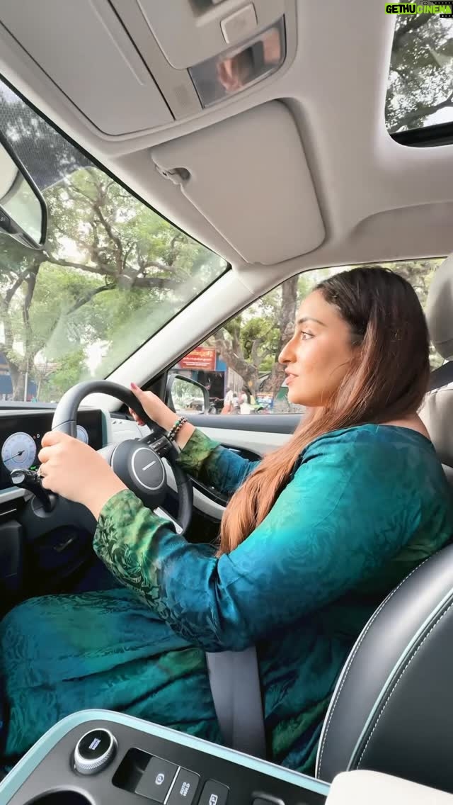 Noopur Kalra - 52.2K Likes - “What happens when 100 creators set out on a road trip across India — in a Hyundai CRETA Electric?

You get to answer one powerful question:
“Is this the electric SUV India has been waiting for?”

I’m Noopur, continuing my ride as the 7th creator on this epic journey —
“Test Driven By 100: 100 Creators. 200  Destinations. 6000  Kilometers.”

Before entering into Thanjavur, I took a detour to the magnificent Gangaikonda Cholapuram — a 1,000-year-old architectural marvel built by the Chola dynasty, known for its grandeur and historic significance.

The narrow village roads leading up to the temple weren’t the easiest — but the Blind View Monitor in the Hyundai CRETA Electric made all the difference. With real-time side camera visuals while turning, I navigated through tight spots with complete confidence.

With that, it was time to pass on the keys.
I handed over the CRETA Electric to @prangadkhanna , who’s now ready to take the wheel and drive this journey ahead.

Stay tuned to see where he’s heading next!

#TestDrivenBy100
#HyundaiCRETAElectric
#HyundaiIndia
#ILoveHyundai”