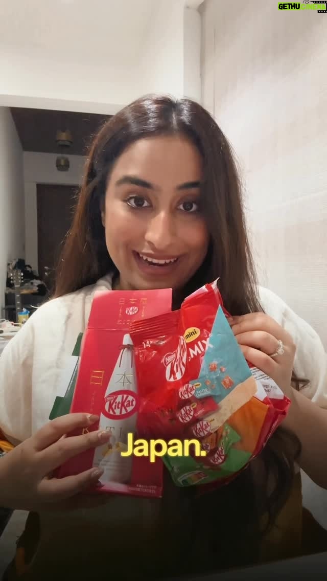 Noopur Kalra - 2K Likes - You have to wait until I review Sake Kitkat 😍.
#noopurkalra #japan #kitkat
