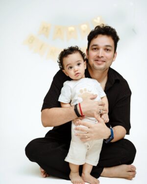 Noopur Kalra Instagram - Happy first birthday Veer 💙🧿