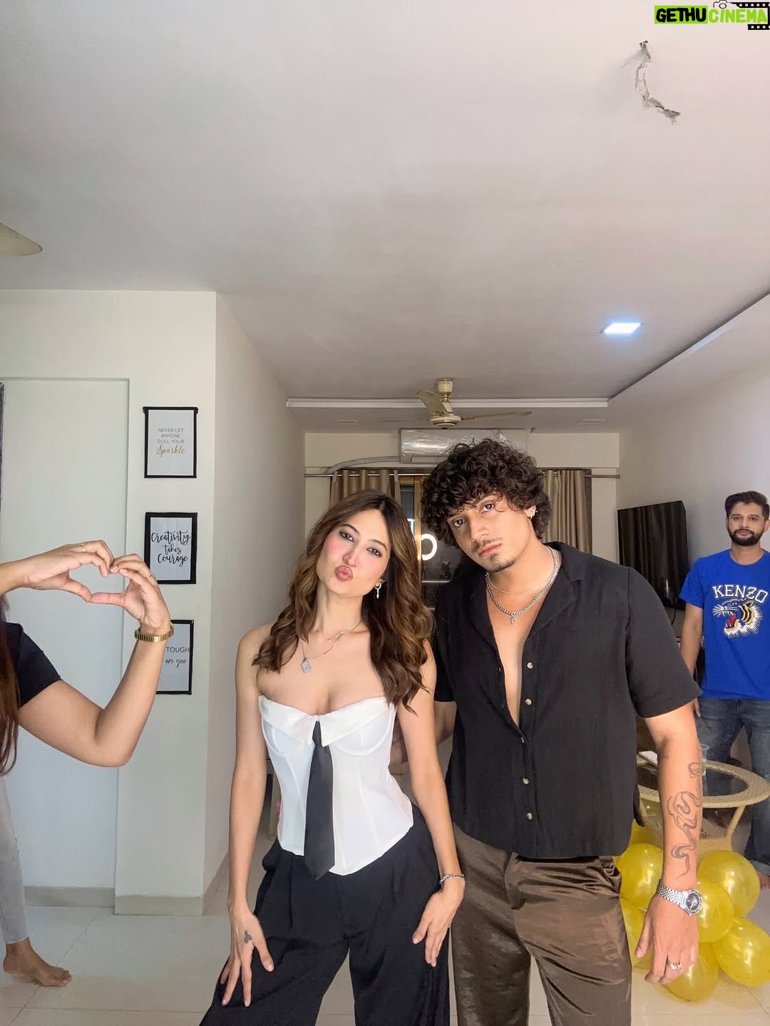 Noorin Sha - 9.6K Likes - From reality TV to real life celebrations 🎉✨ Grateful for the love, laughter, and late night dance moves with my day ones. Here’s to big dreams and even bigger cake! 🍰😋♥️ 

#alhamdulillah #sograteful❤️ #noor #thesociety #jiohotstar #munawarfaruqui #blessed #welldressed #kbye