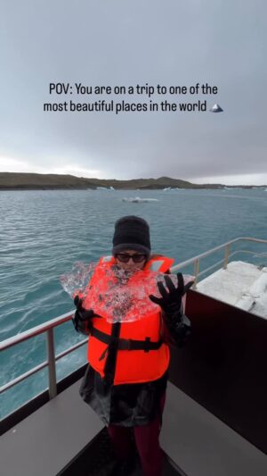 Nupur Kalra Instagram - Once in a lifetime chance to get up close with icebergs and glaciers🗻
📍 Iceberg boat tour , Iceland
Couldn’t believe my eyes when I saw this beauty in this country of landscapes , waterfalls and glaciers 🇮🇸
@nups_thebikermom
@myicelandtours
@creators
@instagram
.
.
#iceland #jokulsarlon #icelandtravel #jokulsarlonglacierlagoon #j #glacier #n #kuls #rl #travel #icelandtrip #glacierlagoon #nature #diamondbeach #myicelandtours