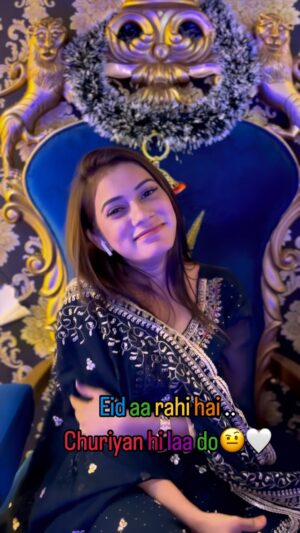 Nyesha Zane Instagram - Eid Aa Rahi Hai 😍 #eid #eidmubarak #ramadanmubarak #ramadan #churiyahilado #nyesha