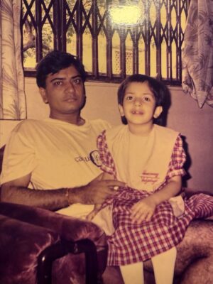 Nykkie Pandey Instagram - Humari puri duinya, humare Bhagwan, humara pehla pyaar- Papa the cutest
Happy Birthday 🌎🙏🏻
-always your little girl🥹✨