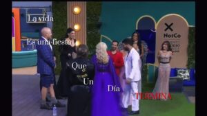 Olivia Collins Instagram - #baileinolvidable #teamnoche #teamcollins👠 #lacasadelosfamosos3 #marcontreras #aldodenigris #abelito #adriandimonte #oliviacollins #aronmercury #alexisayala