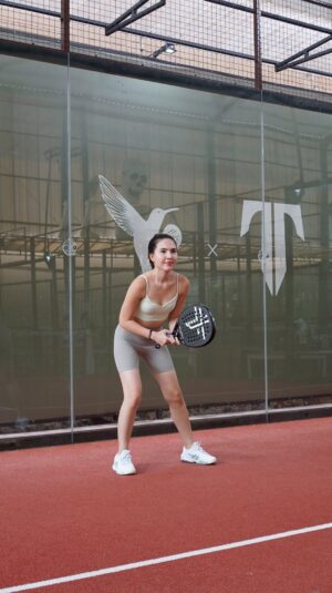 Olivia Jensen Instagram - Finding my rhythm on the court! Still learning @soulpadelclub but having a blast @heijiactive