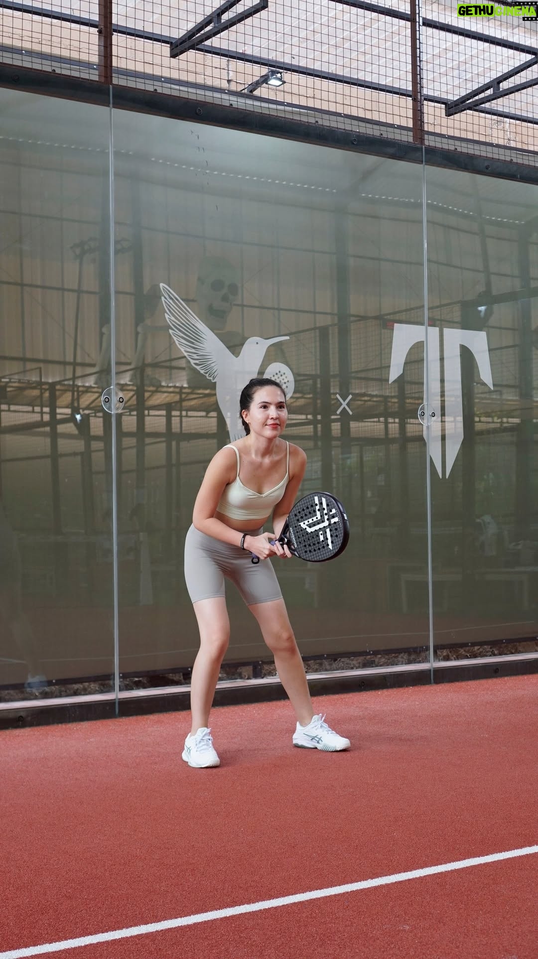 Olivia Jensen - 3.8K Likes - Finding my rhythm on the court! Still learning @soulpadelclub but having a blast @heijiactive