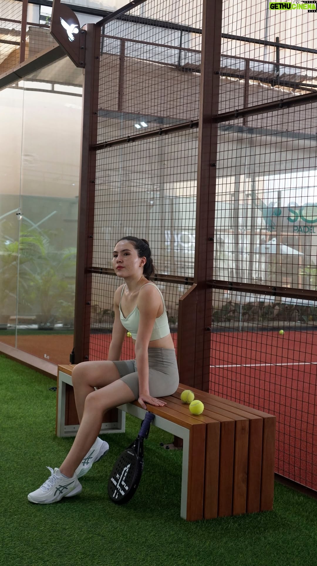 Olivia Jensen - 3.8K Likes - Finding my rhythm on the court! Still learning @soulpadelclub but having a blast @heijiactive