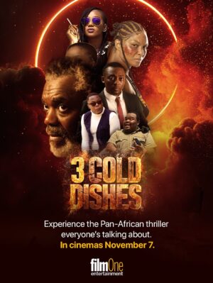 Osas Ighodaro Instagram - Revenge is best served cold… and it’s coming to our screens in 3 Cold Dishes!

Executive Produced By: @burnaboygram @thenamix & @officialosas

In All cinemas nationwide from November 7!

Directed by: @iamasurf
Distributed by @filmoneng 

#3colddishes