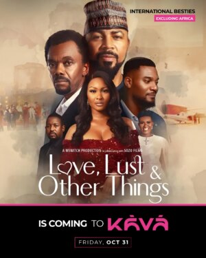 Osas Ighodaro Instagram - The ultimate drama is coming to KAVA 🎉
Get ready to swoon and fall in love with the characters of Love, Lust and Other Things.

Coming to KAVA for all our International besties outside Africa on Friday, October 31st 

Produced @chrisodeh
Directed @kayodekasum

#StreamKAVA