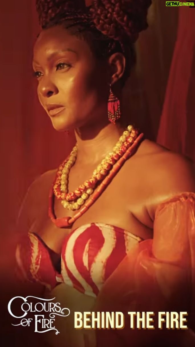 Osas Ighodaro - 1.2K Likes - Step BEHIND THE FIRE with @officialosas and enjoy this glimpse into the world and character of ‘MOREMI’ with this BTS Character Reel. 
❤️⚔️💙

#COF #ColoursOfFire

#ColoursOfFire blazes into cinemas nationwide December 24th, 2025.