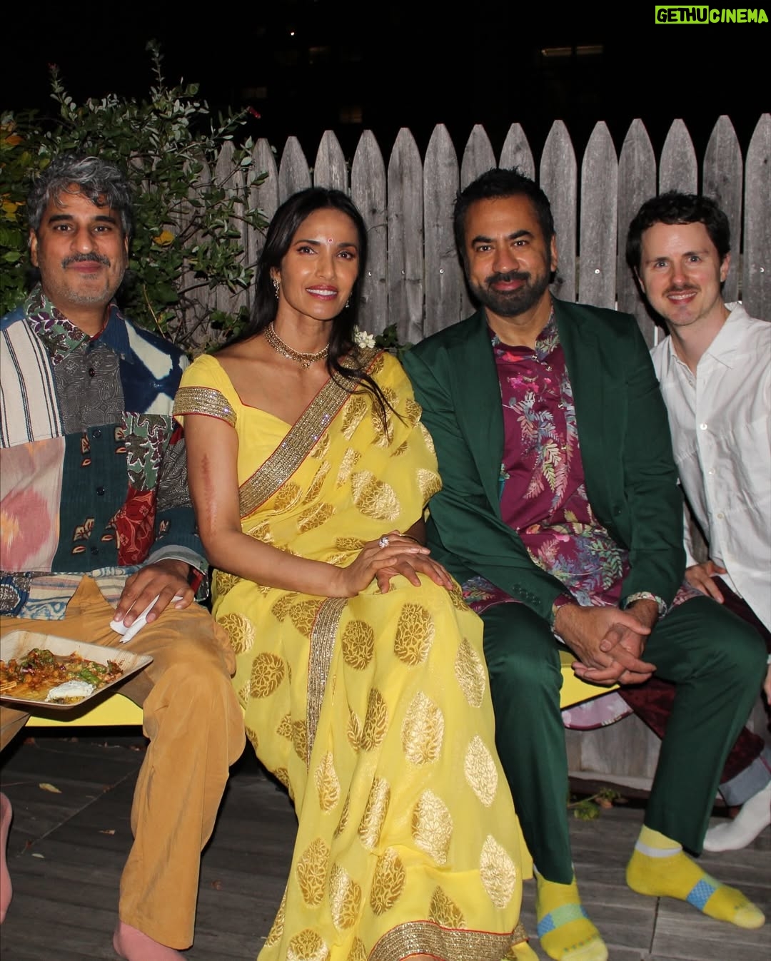 Padma Lakshmi - 43.9K Likes - Our hope is for light to triumph over the dark that so many around the world experienced this year. We hope to count our blessings and hope for lasting peace. Om shanti. 

Thank you to @loasisfloraldesign for the flowers,
@moghulcaterers for the food, and @arunnj25, @tablajazz and @deeceebanks for the music 🌹