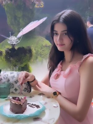 Palak Bharti Instagram - 20 looks pretty good on me. 🫧🎀🌷
Dress- @savana