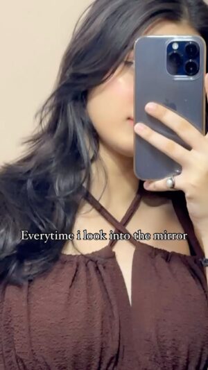 Palak Bharti Instagram - Me whenever i am taking mirror selfies
#tranding #reelitfeelit #thankyougod