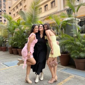 Pallak Yadav Instagram - Three hearts, one vibe: unstoppable since day one! 😍✨ #lifelongbesties #slayingtogether