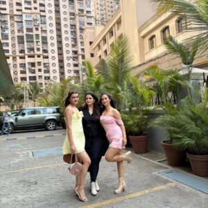 Pallak Yadav Instagram - Three hearts, one vibe: unstoppable since day one! 😍✨ #lifelongbesties #slayingtogether