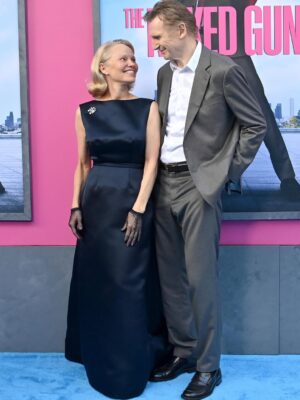 Pamela Anderson Instagram - A beautiful evening at the NYC Naked Gun premiere… thank you to everyone who came out to laugh with us… love is in the air — @nakedgunmovie in theatres August 1st 🤍